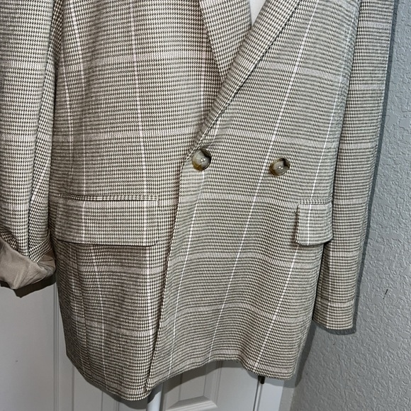 Madewell Dorset Blazer In Windowpane Houndstooth Preppy Business Casual Coat - Picture 9 of 14